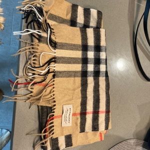 Burberry Classic Check Cashmere Scarf